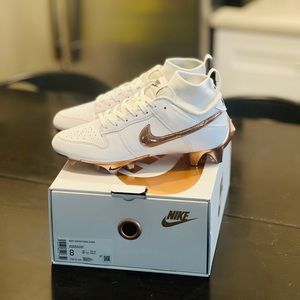 Nike Vapor X Dunk Kyler Murray White/Rose Gold Dunk Cleats